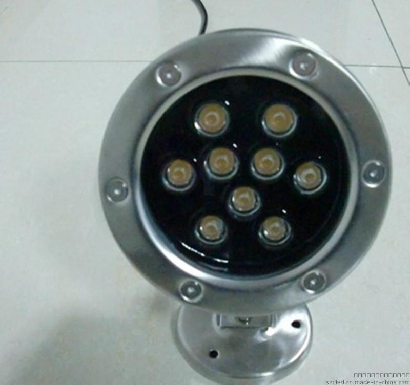 LED水底灯 不全锈钢 大功率 12W 支架式